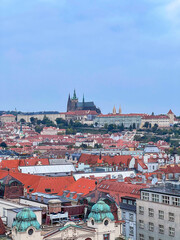 Obraz premium Prague, Czech Republic - aerial city view