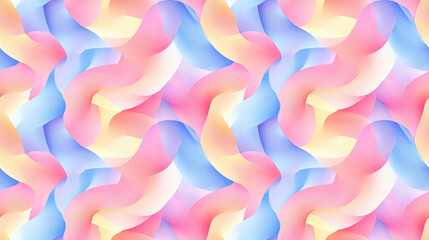 Seamless pattern featuring pastel color background for stylish textile design