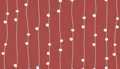 Whimsical Red and White Pattern