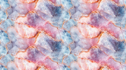 Watercolor kaleidoscopic pattern featuring marble stone textures ideal for fabric and interior design applications