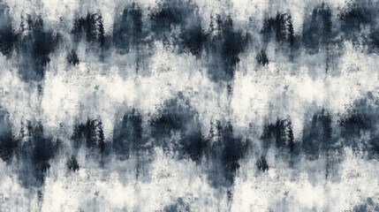 Gray tie dye grunge seamless pattern with watercolor ink and dirty art painting ideal for fabric design and home decor