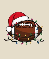 Merry Christmas American football