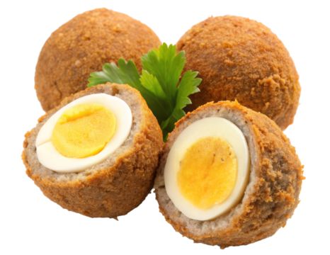 scotch eggs, transparent background