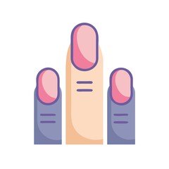 nail polish isolated on white