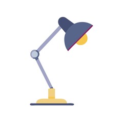 desk lamp isolated on white