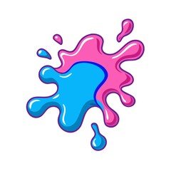 Fototapeta premium paint splashes
