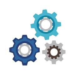 gear icon on white