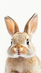 Fototapeta premium Adorable Close-up of a Cute Rabbit with Fluffy Fur