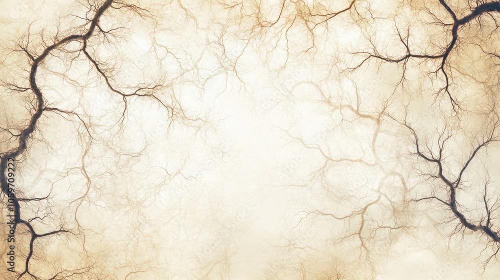 Poster a stunning, unique background with branching, fine lines, creating a detailed and mesmerizing effect