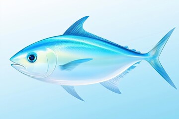 Fototapeta premium Elegant Sea Fish Captured in Side View, Showcasing Vibrant Colors Against a Transparent Background