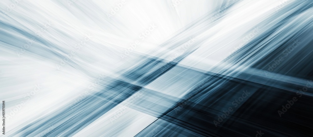 Aufkleber abstract background with overlapping blue lines in a motion blur effect.
