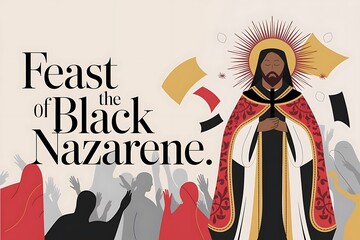 Celebrating the Feast of the Black Nazarene Iconic Religious Artwork

