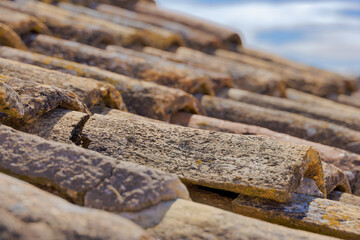 Traditional Terracotta Roof Tiles in Dubrovnik
