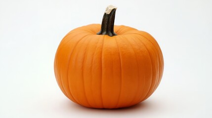 Obraz premium Fresh Orange Pumpkin Isolated on White Background