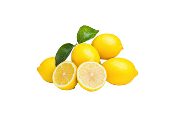 Fresh and Juicy Lemons on a Black Background Nature's Zesty Delight Unveiled