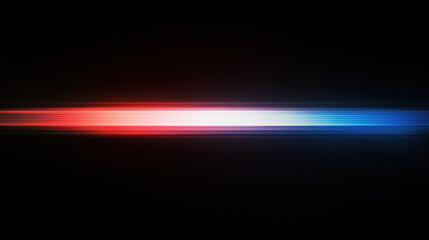 Dark background with a gradient of blue and red, light stripes on the left side of the screen, blurred