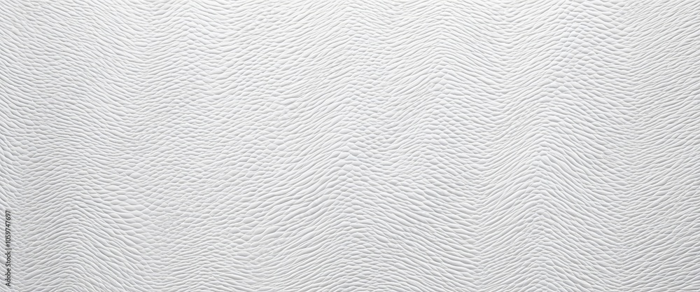 Poster textured white surface with wavy pattern for background design