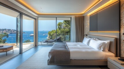 Elegant resort in Villefranche-sur-Mer, featuring beautiful sea views and Provence-style architecture, a luxury escape