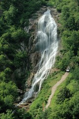 Obraz premium waterfall in the mountains