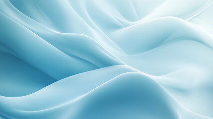 Obraz premium Abstract background with light blue wavy shapes and soft lighting