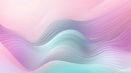 Obraz premium Soft Pastel Gradient Flowing Shapes Background
