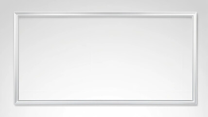 Obraz premium white blank frame