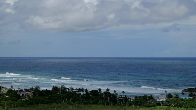 View of Jobos beach in Isabela Puerto Rico