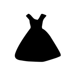 dresses silhouette vector