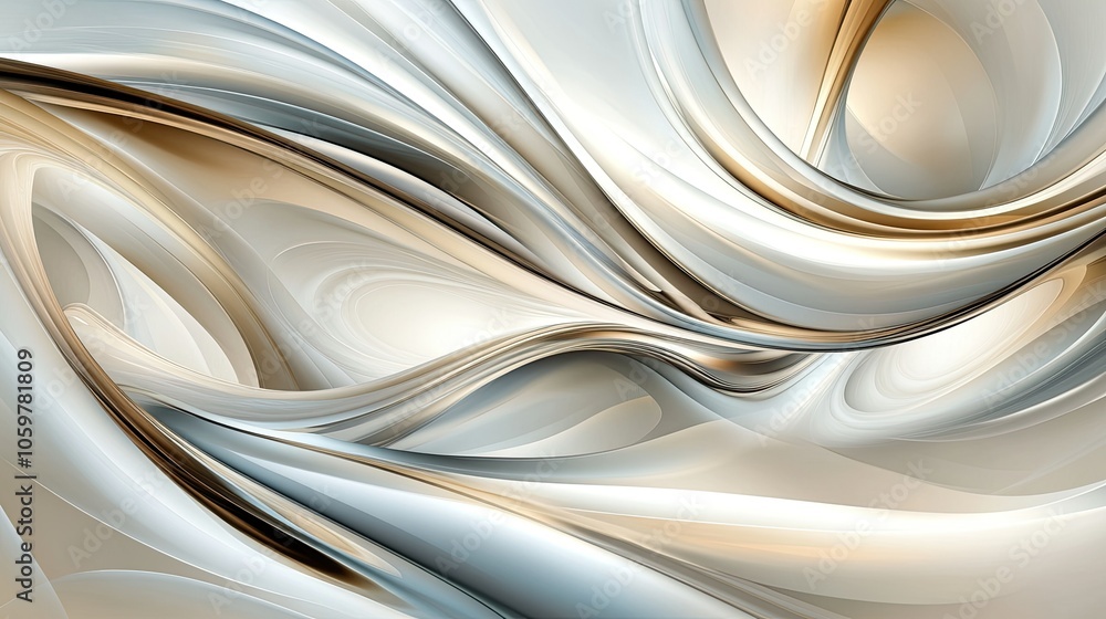 Poster elegant fluid abstract texture in soft colors