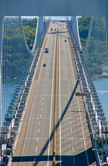 Obraz premium 瀬戸大橋・鷲羽山・東屋展望台から（岡山県・倉敷市）