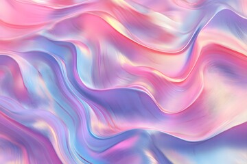 Obraz premium Gradient liquid abstract squared Holo Holographic background with halftone dots design Watercolor ombre gradient pattern design 3d geometric shapes background Abstract background generative AI