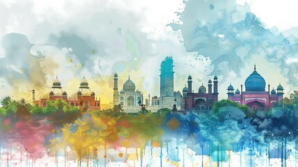 Obraz premium Eerie Enchantment: Haunted Halloween Forest Landscape Under a Full Moon