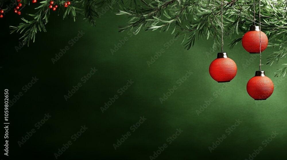 Poster lush green background with soft gradients, creating serene and calming visual experience, perfect fo