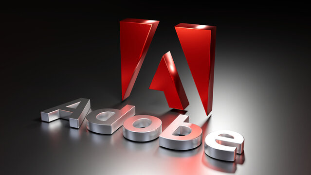 Adobe logo and font