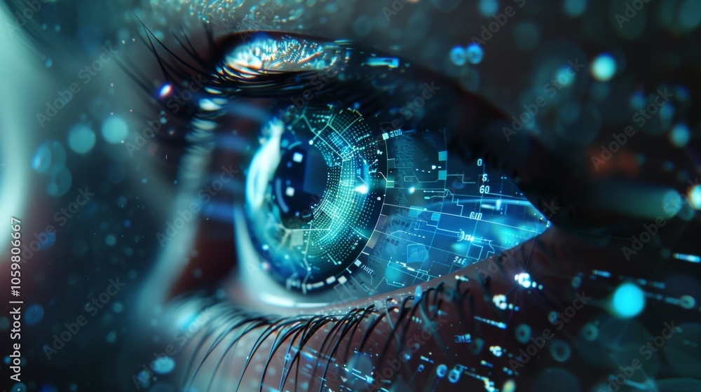 Poster a sensor embedded in a contact lens using 6g technology to monitor glucose levels and provide insuli