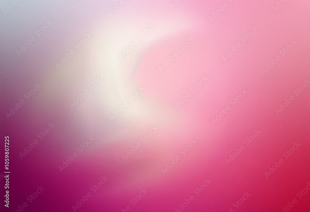 Poster a blurred gradient background with pink and white colors, creating a soft and dreamy atmosphere.