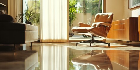 Fototapeta premium Contemporary Living Room Scene