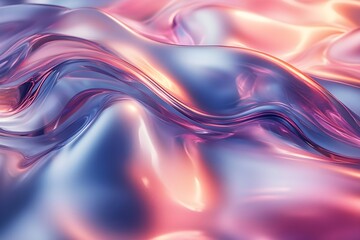 Gradient liquid abstract squared Holo Holographic background with halftone dots design Watercolor ombre gradient pattern design 3d geometric shapes background Abstract background generative AI