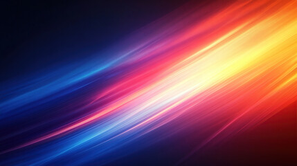 Obraz premium Abstract background with colorful, glowing lines and geometric shapes in shades of dark blue, pink, and purple