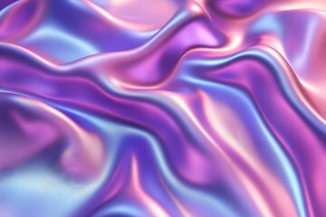 Obraz premium Gradient liquid abstract squared Holo Holographic background with halftone dots design Watercolor ombre gradient pattern design 3d geometric shapes background Abstract background with curved shapes