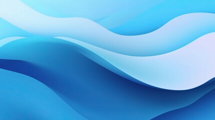 Obraz premium Abstract Blue Wave Pattern in 3D Style