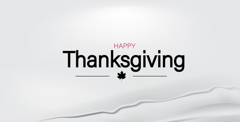 Fototapeta premium A festive Thanksgiving background featuring autumn leaves, and warm colors, evokes a joyful holiday spirit
