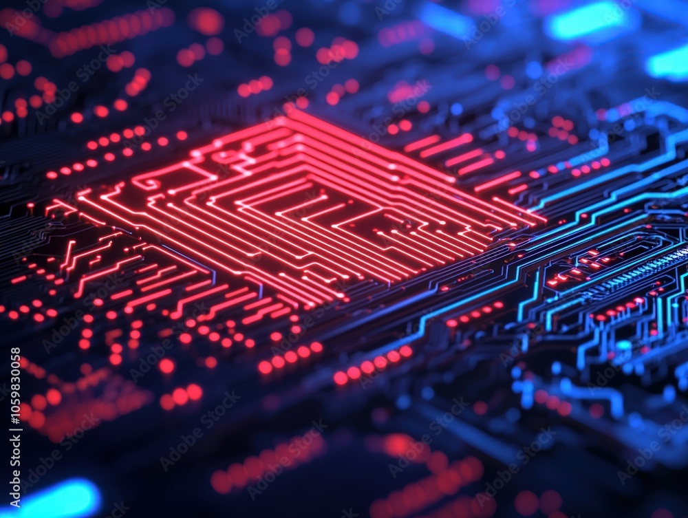 Poster exploring the intricacies of circuitry a deep dive into modern technology design