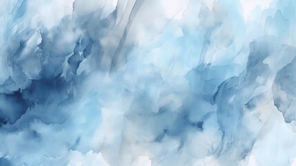 Fototapeta premium Abstract Blue Watercolor Background