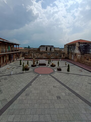 courtyard in the city of antigua guatemala
