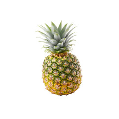 Fototapeta premium Fresh Ripe Pineapple Isolated on on white background