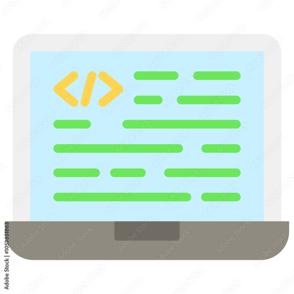 Poster coding icon