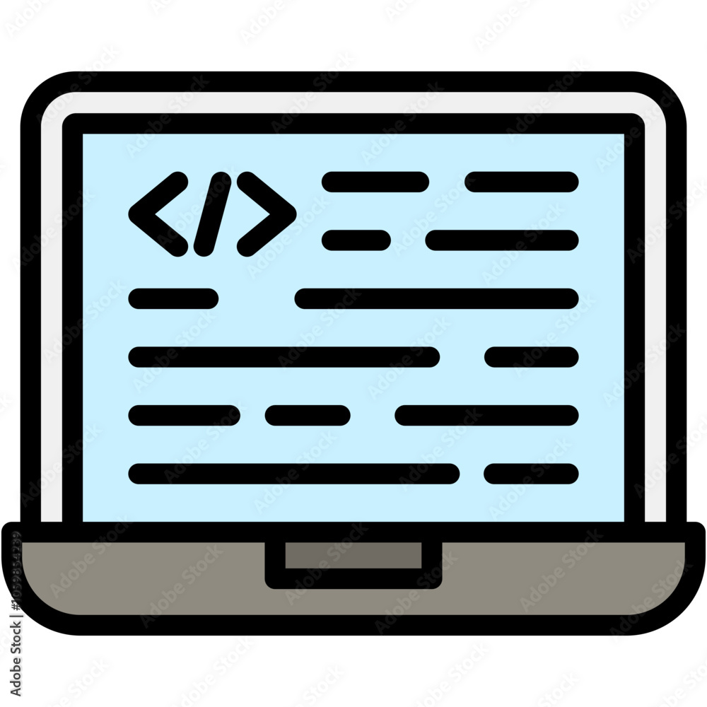 Poster coding icon