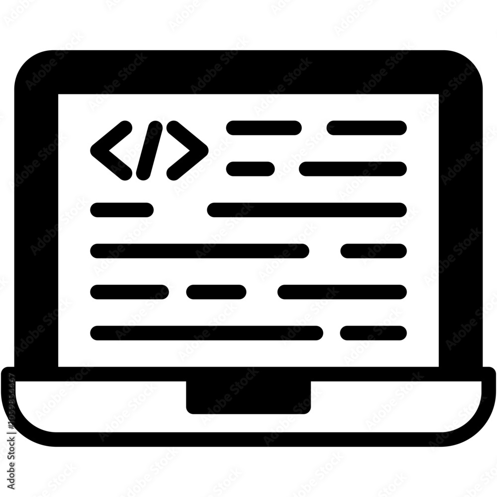 Poster coding icon