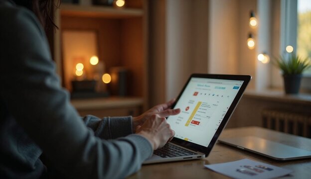 businessman working on laptop - Powered by Adobe